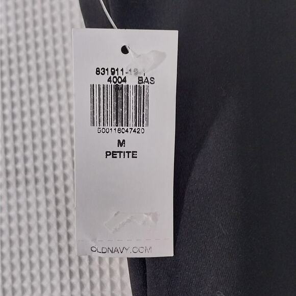 NWT! OLD NAVY ACTIVE! SPANDEX SKORT DRESS, BLACK, W/ SHORTS, FOR SPORTS! SZ MP - Picture 7 of 10